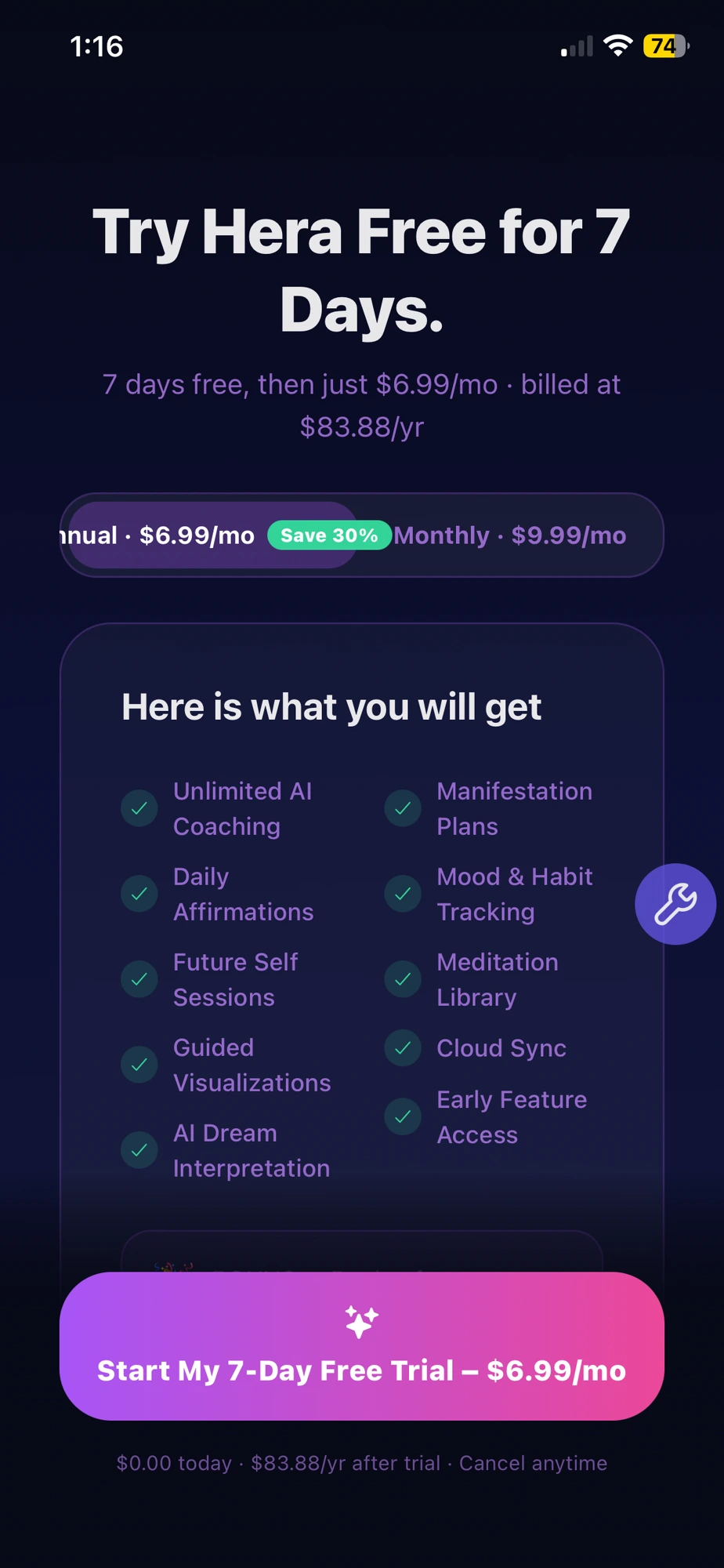 Start free for 7 days